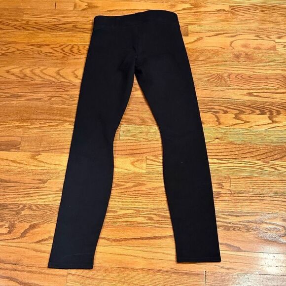 Helmut Lang Wide Waistband Black Leggings - Picture 2 of 5